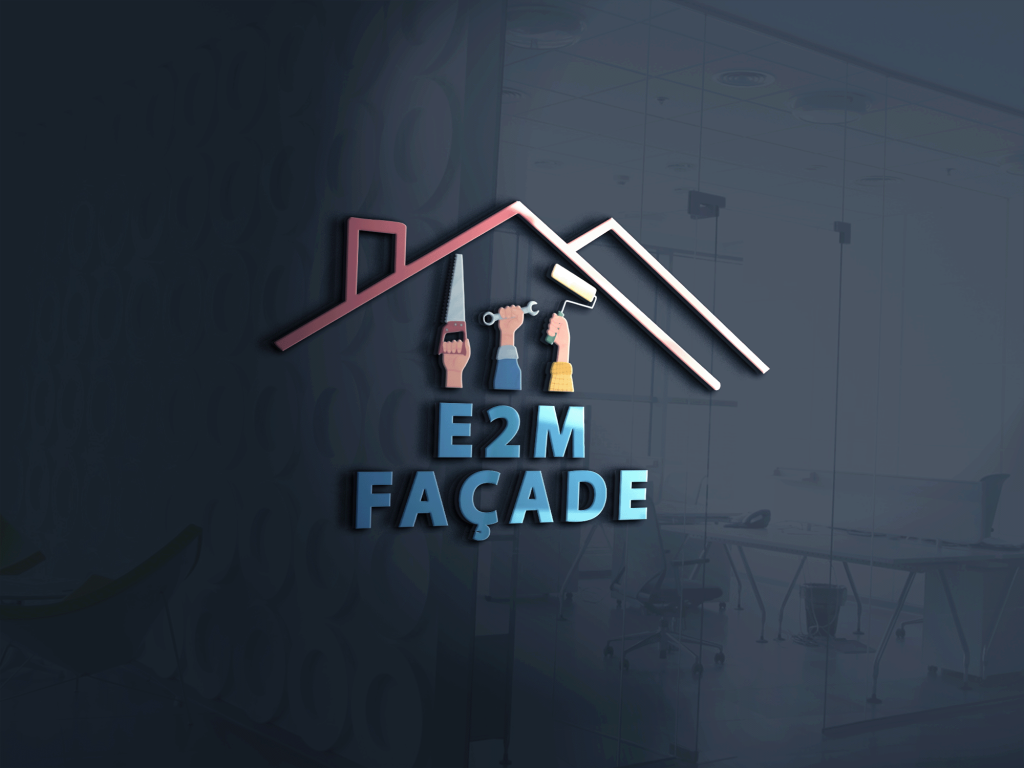 e2mfacade logo mockup